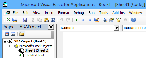 First look at the Code Editor in Excel.